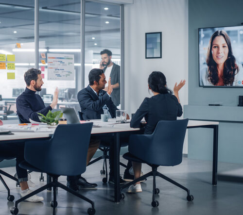 Système de visioconférence professionnel dans l’entreprise